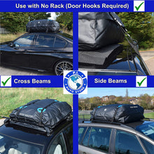 P.I. AUTO STORE ROOFMASTER Rooftop Cargo Carrier for All Cars & Automobiles with or Without Roof Rack. Unique Waterproof Design - 16 Cu ft Roof Bag. Includes Roof Top Mat