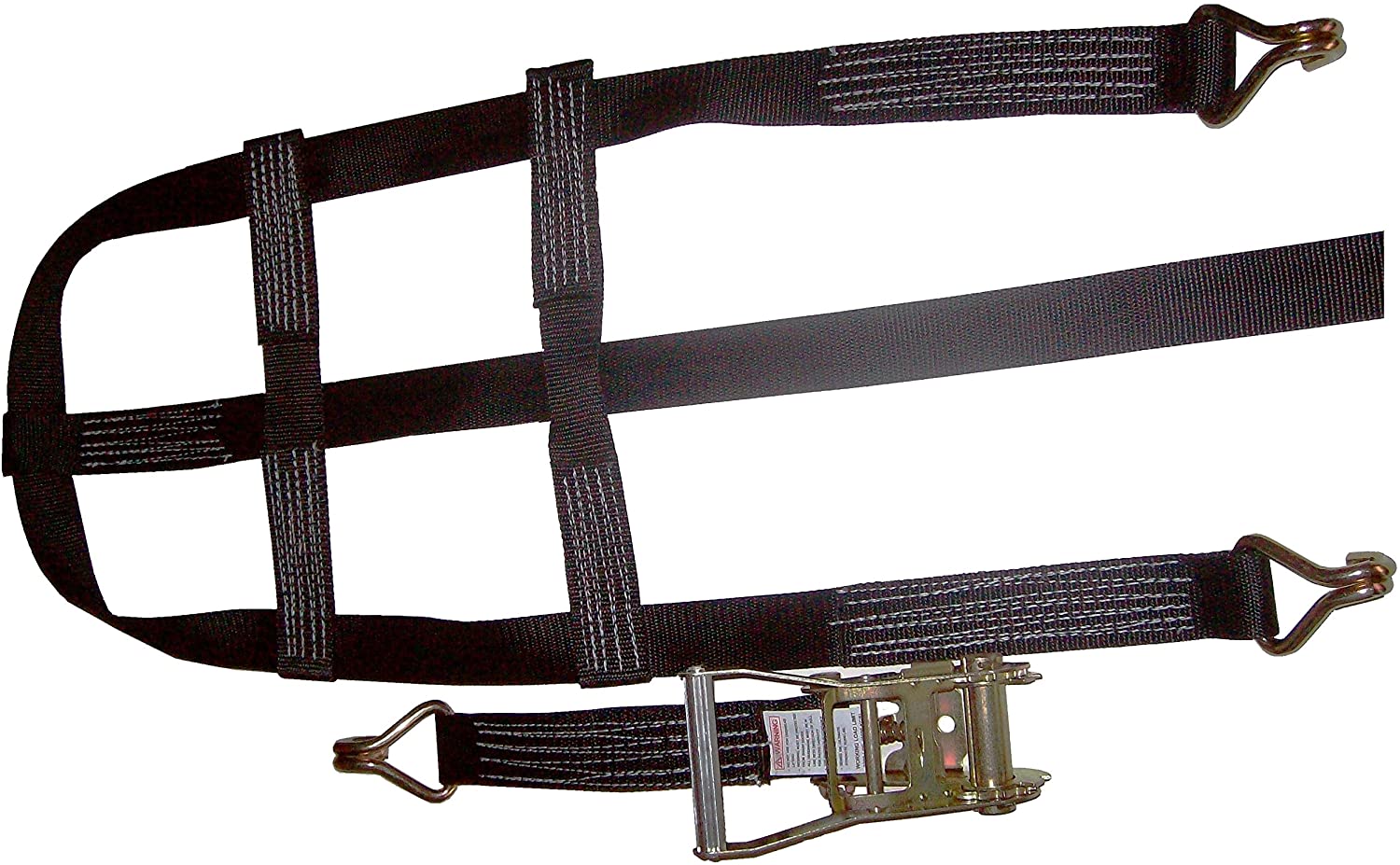 (1-pair) U-haul Ez w/ J-hook and Ratchet 3,600 Lbs Cap., per pair.