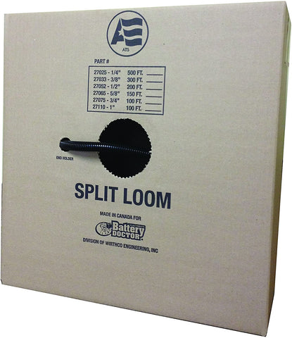 WirthCo Engineering Battery Doctor 27075 Split Loom Tubing - 3/4
