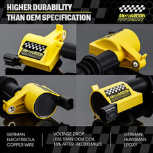 Motovecor Ignition Coil Pack DG511 Straight Boot 15% More High Energy for Ford F150 F-150 F250 Expedition Explorer Mustang Lincoln Mercury 5.4L 4.6L 6.8L V8 V10 with DG511 C1541 FD508 - Upgrade 8Pack