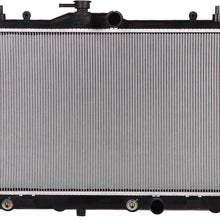 Lynol Cooling System Complete Aluminum Radiator Direct Replacement Compatible With 2007-2011 Nissan Versa 1.6 S SL L4 1.6L 1.8L