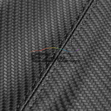 EZAUTOWRAP Universal Shift Knob Shifter Boot Cover Carbon Fiber Style Black with Red Stitches PVC Leather MT at Sport PVC Leather