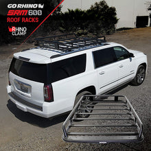 Go Rhino 5936055T SRM600 Textured Black Universal Flat Rack with Basket - 55 Inch Length