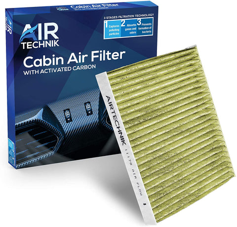 AirTechnik CF11176 Replacement for Ford/Lincoln - Premium Anti-Bacterial PM2.5 Cabin Air Filter
