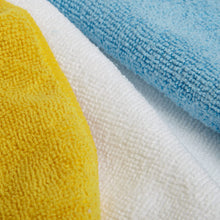 AmazonBasics Blue, White, and Yellow Microfiber Cleaning Cloth - Pack of 24