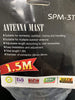 5ft Telescoping Antenna Pole Mast Mount 1-1.5 Diameter SPM-3T Extender RV Antenna Pole,