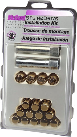 McGard 65457CN Chrome SplineDrive Wheel Installation Kit (M12 x 1.5 Thread Size) - for 4 Lug Wheels