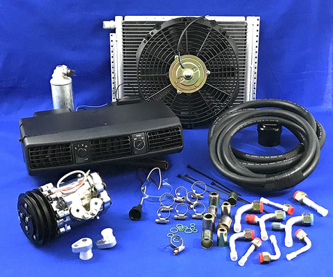 A/C KIT Universal Under Dash Evaporator Compressor KIT AIR Conditioner 202-1 12V W / 7B10 Compressor