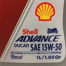 Ducati Shell Advance 15w-50 Factory Engine Oil 1 Liter 550047581