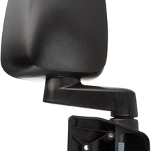 Dorman 955-695 Passenger Side Manual Door Mirror - Folding for Select Jeep Models, Black