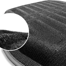 FH Group Tray Style Car Mats F14409REDBLACK Deep Tray All Weather Floor Mats, 4 Piece