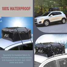 Abaxial (18 Cubic Feet) Waterproof Rooftop Cargo Carrier- (Heavy Duty) Car Roof Cargo Bag- Roof Top Luggage Storage Bag- (Bonus) Anti-Slip Mat. Perfect for Car, Van,Truck, SUV with/Without Rack.
