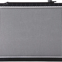 Lynol Cooling System Complete Aluminum Radiator Direct Replacement Compatible With 1995-2004 Tacoma Pickup Truck 2WD Core Height 18 11/16" Inch L4 V6 2.4L 2.7L 3.4L