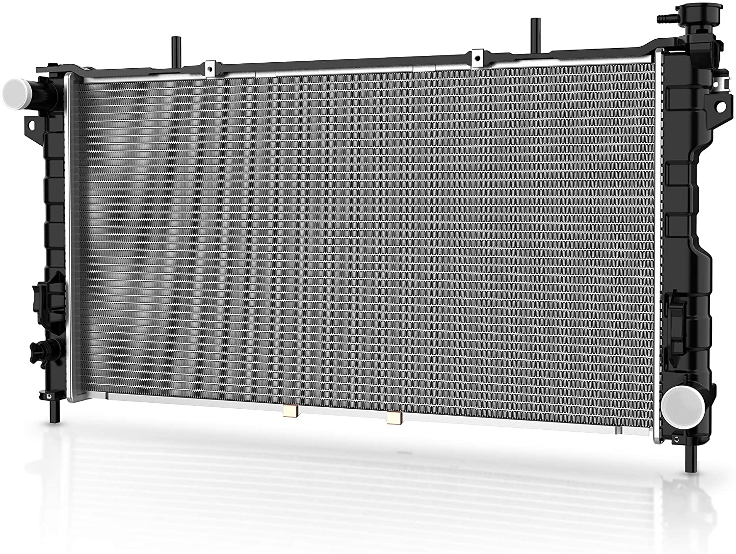 Complete Radiator Compatible with 2001-2004 Chrysler Town Country Plymouth Voyager, Compatible with 2001-2004 Dodge Caravan Grand Caravan 3.3L 3.8L 6 Cyl DWRD1011
