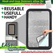 PetriStor 16 X 25 SunShield RV Reflective Door Window Cover- Helps Protect Your RV from Harmful UV Rays and Regulates RV Temperature