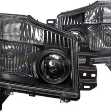 Spyder Auto (HD-JH-NTI04-AM-BK) Nissan Titan/Armada Amber/Black OEM Headlight - Pair