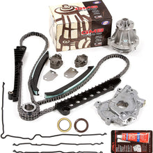 Evergreen TKTCS6054EWOP Compatible With 97-01 Ford Lincoln 5.4 SOHC 16V VIN L Timing Chain Kit Oil Pump GMB Water Pump Timing Cover Gasket