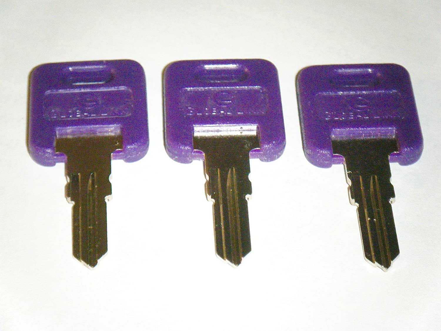 GLOBAL LINK LOCK Global Link G385 Keys RVs Motorhome Trailer Key Cut to Key/Lock Number G385 Three 3 Purple RV Keys Replacement Keys