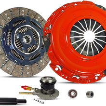 Clutch With Slave Kit Compatible With Sierra Yukon Tahoe Base LS LT SL SLT SLE Extended Cab Pickup 1999-2000 5.3L 4.8L V8 GAS OHV Naturally Aspirated (Stage 1; 04-181RS)