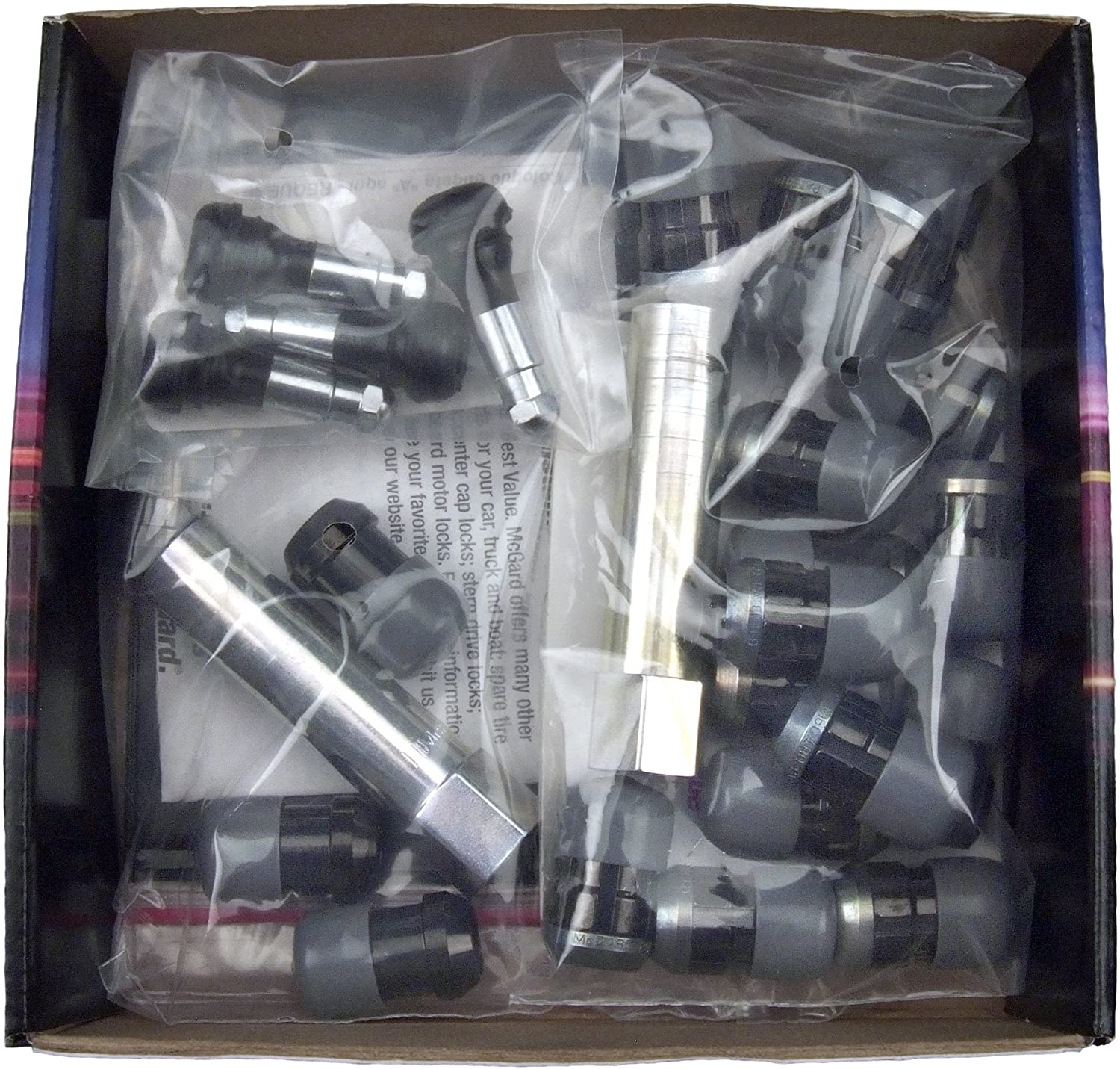 McGard 65457BK Black SplineDrive Wheel Installation Kit (M12 x 1.5 Thread Size) - for 4 Lug Wheels