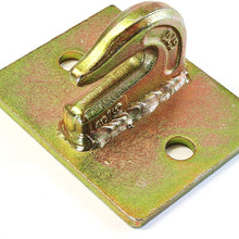 (Pack of 3) 5/16in Bolt On Grab Hook Mount with Backer Plate - Complete Hardware Included