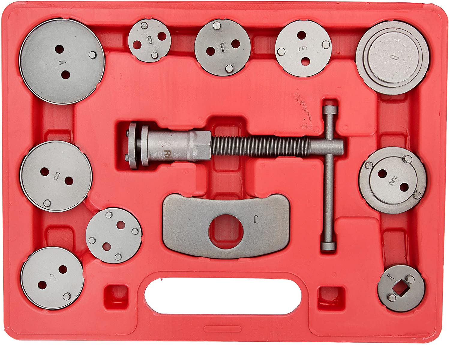 OEMTOOLS 27111 Disc Brake Tool Set | Tool for Replacing Brake Pads on 4 Wheel Disc Brake Cars | Universal, Works on Most Cars | Forces Piston into Caliper for Brake Pad Replacement | Car Repair Tool