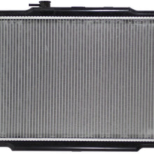 Radiator - Pacific Best Inc Fit/For 2444 02-06 Honda CR-V 2.3L L4 (Japan-Build) 03-06 Element 2.4L Manual Transmission Plastic Tank Aluminum Core