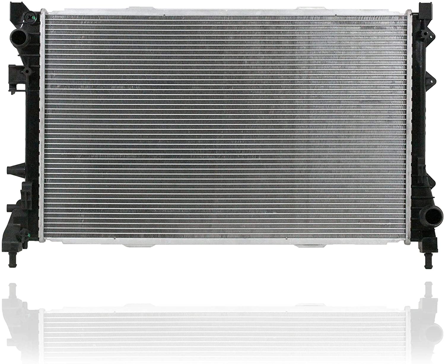 Radiator - Cooling Direct For/Fit 13245 12-18 Fiat 500 500c 1.0/1.4L Plastic Tank Aluminum Core