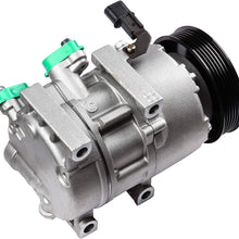 Ineedup AC Compressor and A/C Clutch for Hyundai Sonata Kia Optima 2.0L 2.4L 2012-2015 CO 29159C