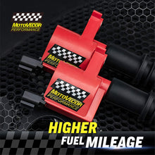 High Performance DG511 Ignition Coil 8 Pack Straight Boot 15% More Energy for Ford F150 F250 F350 F-150 Lincoln Mercury MUSTANG V8 V10 4.6l 5.4l 6.8l Compatible with DG511 C1541 FD508-Upgrade (Red)