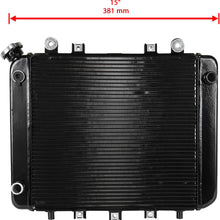 Caltric Radiator Compatible With Kawaskai Brute Force 750 4X4I Kvf750 Kvf-750 2005-2007 Injector Model W/Sensor