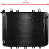 Caltric Radiator Compatible With Kawaskai Brute Force 750 4X4I Kvf750 Kvf-750 2005-2007 Injector Model W/Sensor