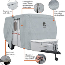 Classic Accessories - 80-407-141001-RT Over Drive PermaPRO Deluxe Extra Tall 5th Wheel Cover, Fits 8' - 10' RVs - Lightweight Ripstop and Water Repellent RV Cover (80-187-191001-00)