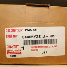 Toyota Genuine Parts 04465-YZZ1J-TM Front Brake Pad Set