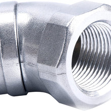 YaeTek 3/4" Male x 3/4" Female Multi-Plane Fuel Swivel, 19mm Male x 19mm Female TEK-CA1014