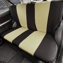 FH Group FB030102 Light & Breezy Purple/Black Cloth Seat Cover Set Airbag & Split Ready- Fit Most Car, Truck, SUV, or Van