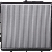 Lynol Cooling System Complete Aluminum Radiator Direct Replacement Compatible With 2007-2020 Tundra Pickup Truck 2008-2014 Sequoia SUV V8 4.6L 5.7L
