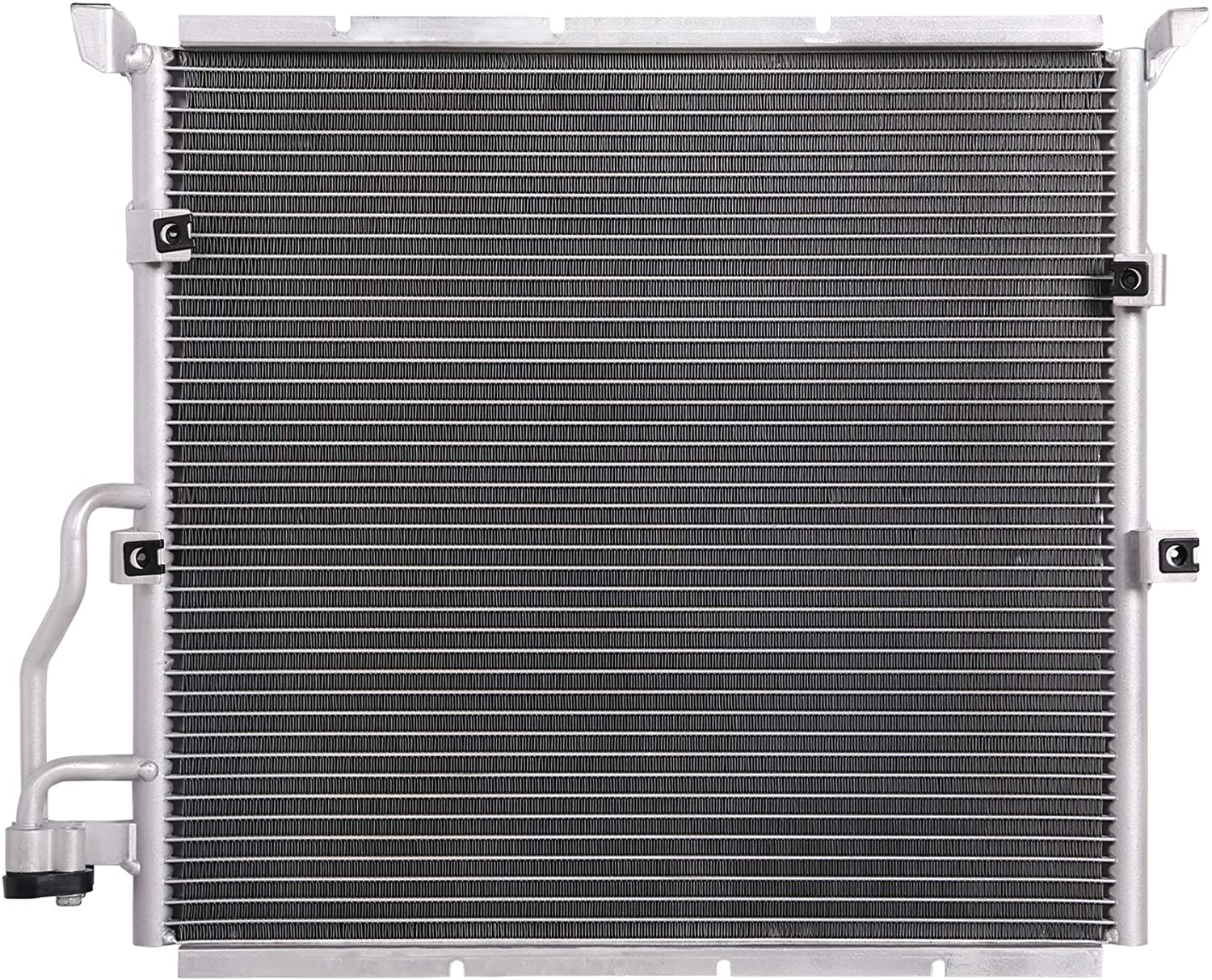 Lynol Cooling System Premium Complete Aluminum AC Condenser Replacement Compatible With 1992-1999 BMW E36 3 Series 318i 318is 318ti 323i 323is 325i 325is 328i 328is M3 1.8L 1.9L 2.5L 2.8L 3.0L 3.2L