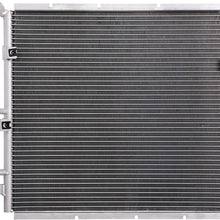 Lynol Cooling System Premium Complete Aluminum AC Condenser Replacement Compatible With 1992-1999 BMW E36 3 Series 318i 318is 318ti 323i 323is 325i 325is 328i 328is M3 1.8L 1.9L 2.5L 2.8L 3.0L 3.2L