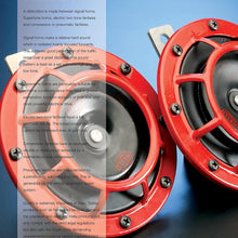 HELLA 005411001 24V 320/300 Hz Low-Tone/High-Tone Twin-Tone Air Horn Kit for use with Compressed Air Brake System