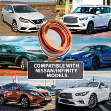 15pcs Oil Drain Plug Crush Rubber Washer Gasket Black Seal – 12mm Replacement for Buick/Cadillac/Chevrolet/GMC/Hummer/Oldsmobile/Pontiac/Saturn - OEM 12616850 Fits for GM 1975-2021 by AUTOMAJOR