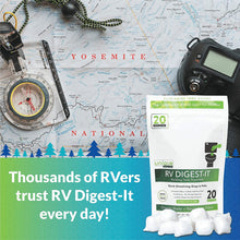 Unique RV Digest-It Holding Tank Treatment - Drop in Pods Toilet Treatment (20 Treatments) - 41G-4