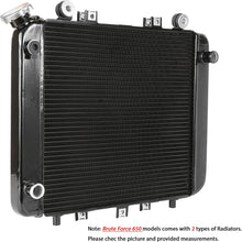 Caltric Radiator Compatible With Kawaskai Brute Force 750 4X4I Kvf750 Kvf-750 2005-2007 Injector Model W/Sensor