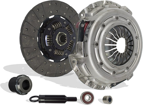 Clutch Kit Compatible With Blazer S10 C1500 P30 Jimmy Savana Sonoma 1500 K1500 Ls Xtreme Envoy Diamond Base Sle Sl 1996-2003 4.3L V6 GAS OHV Naturally Aspirated (04-153)
