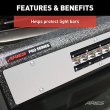 ARIES PC20OS Pro Series 30-Inch Brushed Stainless Steel Grille Guard Light Bar Cover Plate
