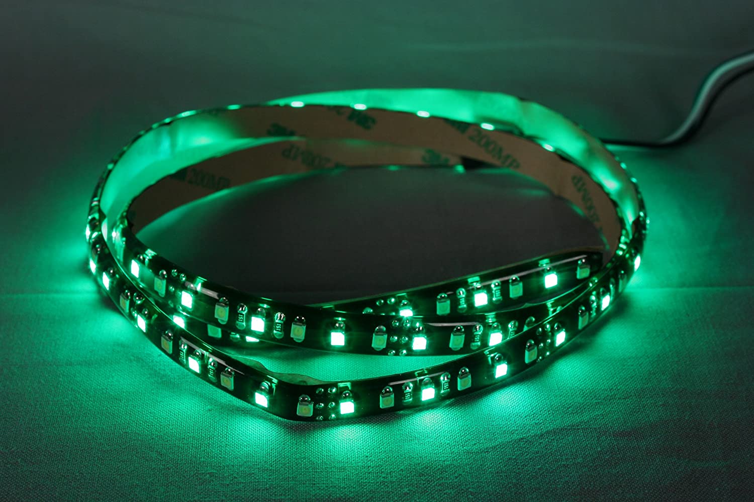 Pilot Lights Dual Color (Green/White) LED Light Strips Auto Airplane Aircraft Rv Boat Interior Cabin Cockpit LED Lighting 12VDC