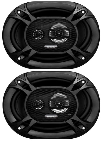 Sound Storm Labs EX369 300 Watt Per Pair 6 x 9 Inch Full Range 3 Way Car Speakers Sold in Pairs