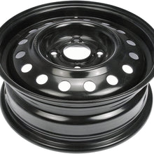 Dorman 939-200 Black Wheel with Painted Finish (15 x 5.5 inches /4 x 100 mm, 45 mm Offset)