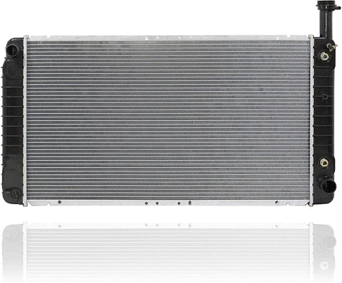 Radiator - Pacific Best Inc For/Fit 2712 03-04 Chevrolet Express GMC Savana 8CY 5.3L w/o Quick Disconnect PTAC
