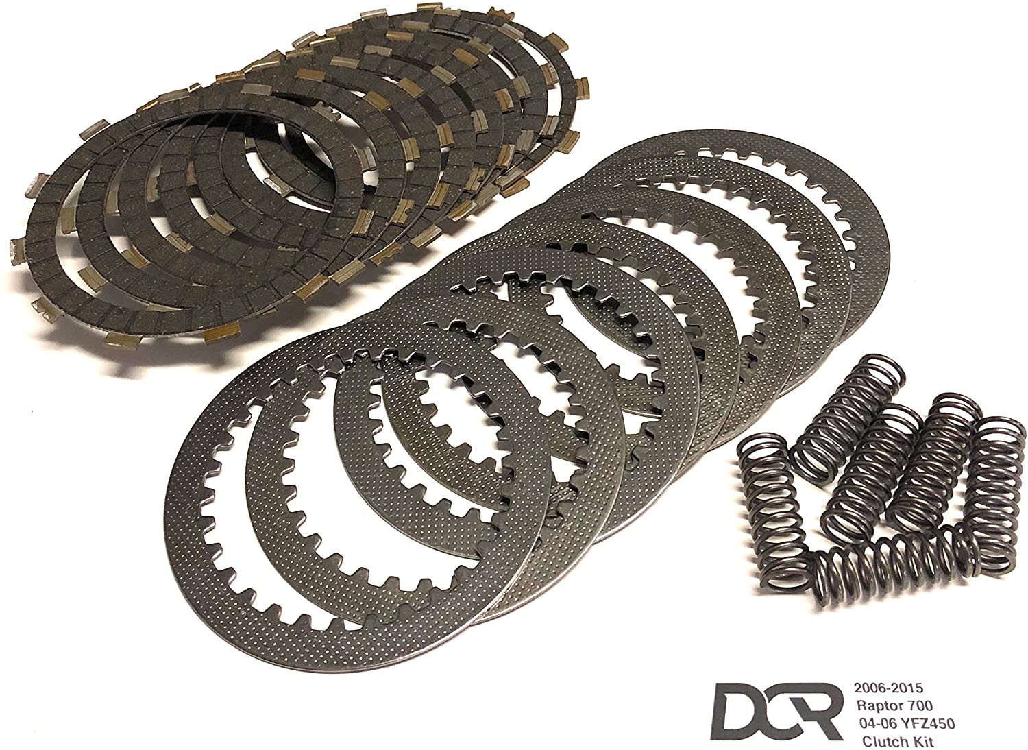 04-06 YFZ450 06-14 Raptor 700 Heavy Duty DCR Clutch Kit Plates Steels Springs
